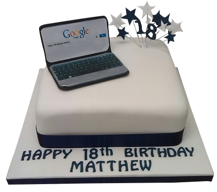 Birthday Computer Cake