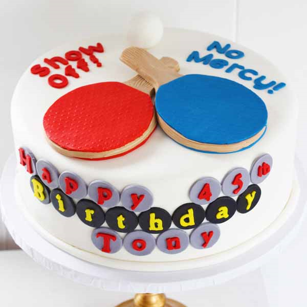 Table Tennis Cake