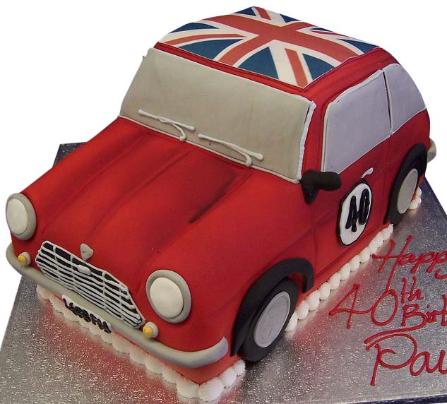 Mini Cooper Cake