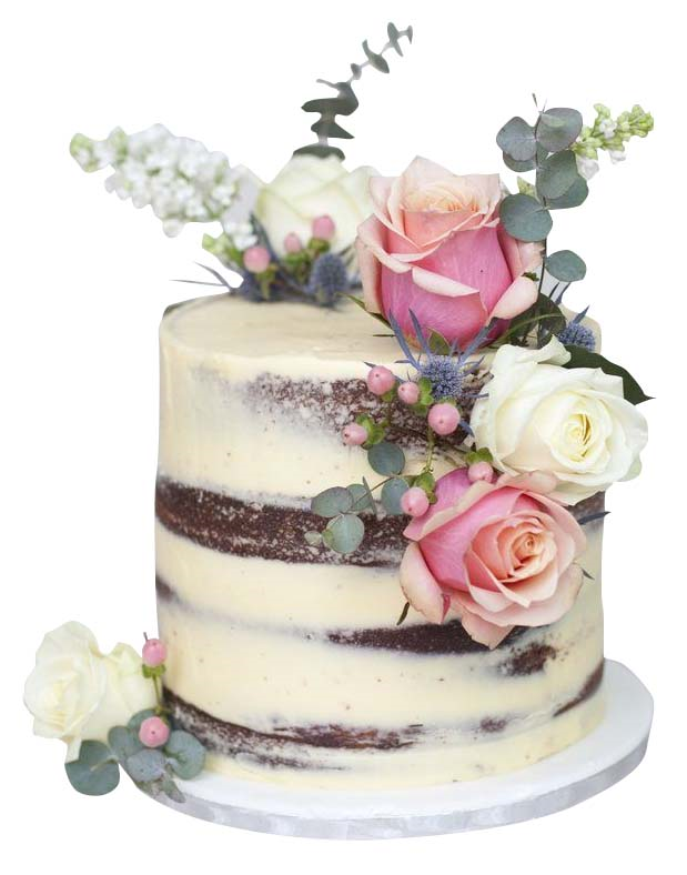 Naked Wedding Cake