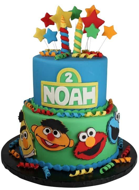 Sesame Street Birthday Cake