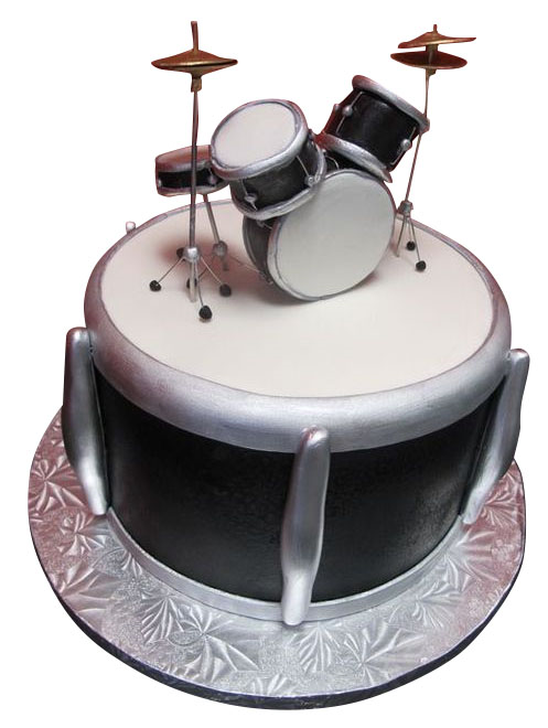 Drum Kit Cake