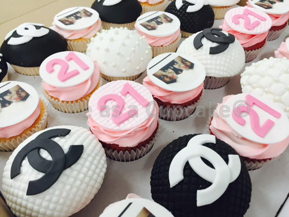 Chanel Theme Cupcakes