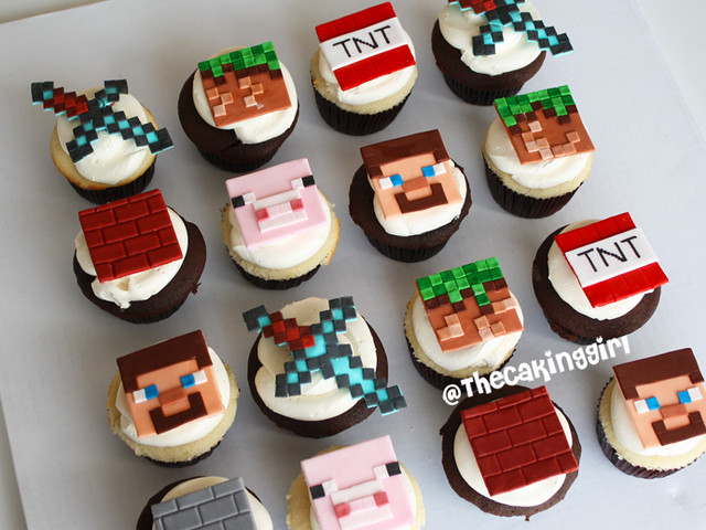 Minecraft Cupcakes