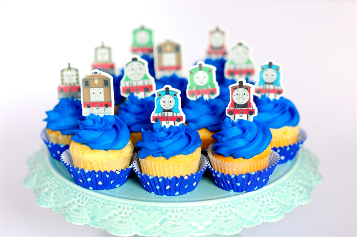 Thomas The Tank Engine Cupcakes