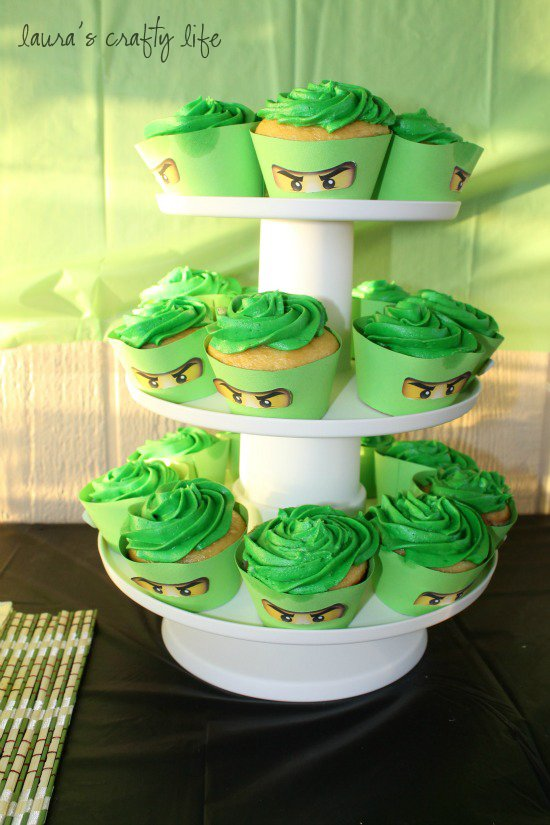 Ninjago Lego Cupcakes