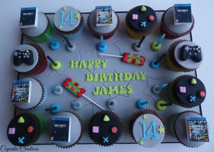 PlayStation cupcakes