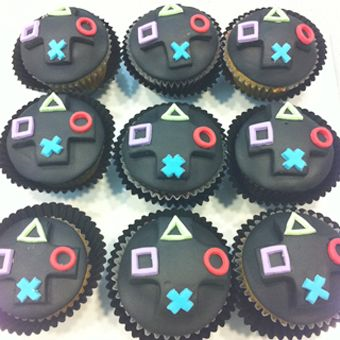 PlayStation cupcakes