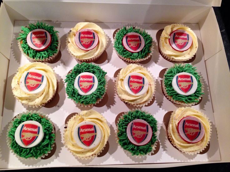 Manchester United Theme Cupcakes