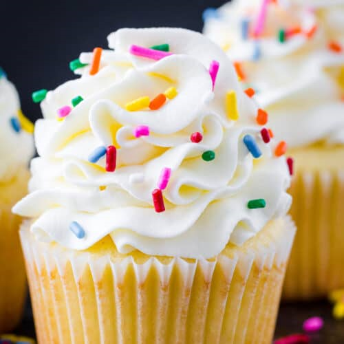 Plain White Cupcakes