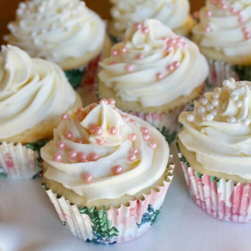 Plain White Cupcakes