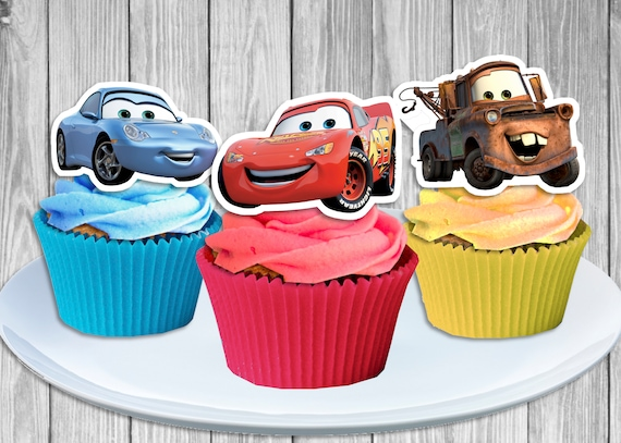 Lightning McQueen Cupcakes