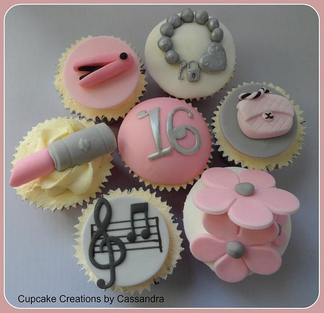 16th Birthday Cupcakes