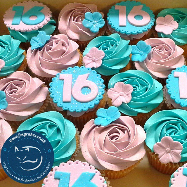 16th Birthday Cupcakes