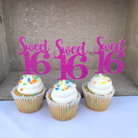 16th Birthday Cupcakes