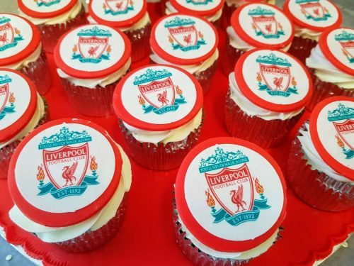 Liverpool Football Cupcakes