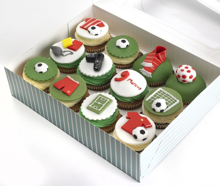 Liverpool Football Cupcakes