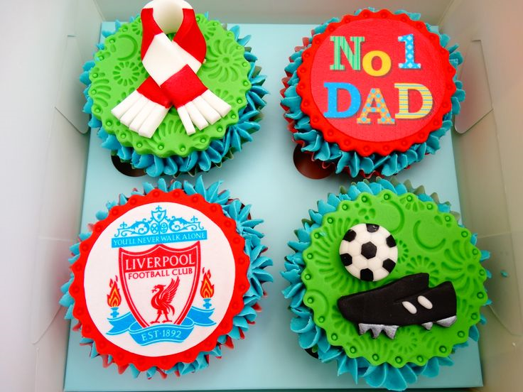 Liverpool Football Cupcakes