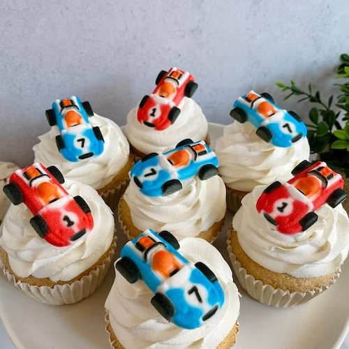 F1 Car Cupcakes