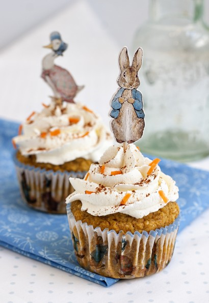 Peter Rabbit Theme Cupcakes