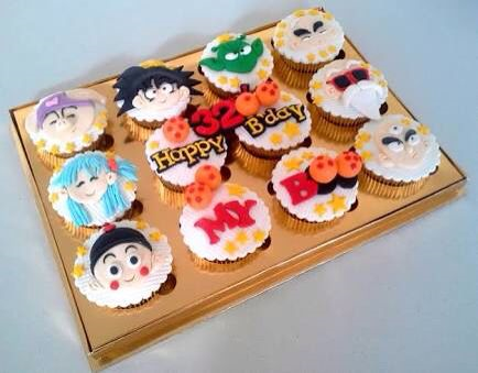 Goku Cupcakes