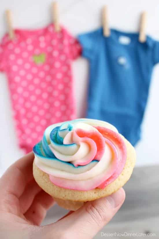 Gender Reveal Cupcakes