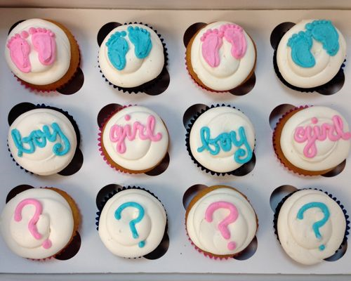 Gender Reveal Cupcakes