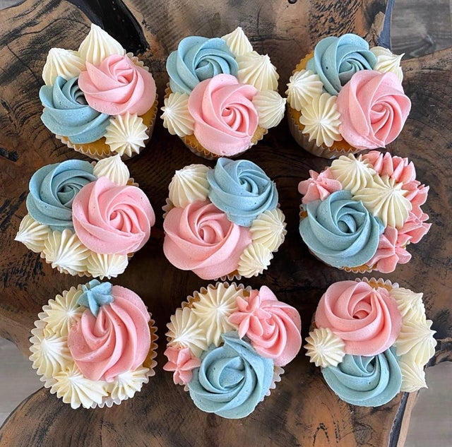 Gender Reveal Cupcakes