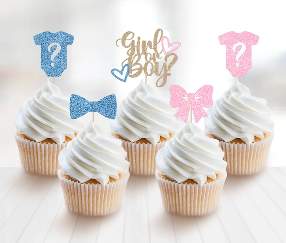 Gender Reveal Cupcakes