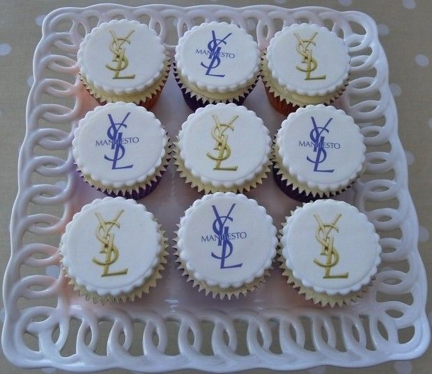 YSL Themed Cupcakes