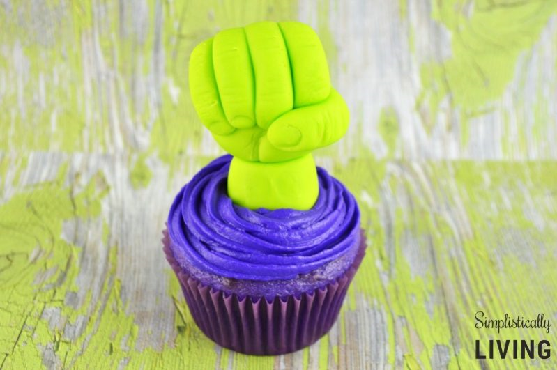 Hulk Themed Cupcakes