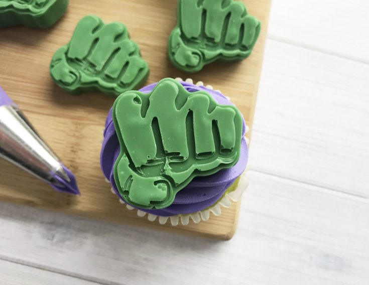 Hulk Themed Cupcakes