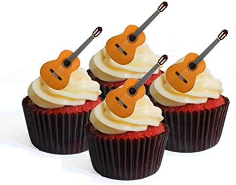 Guitar Themed Cupcakes