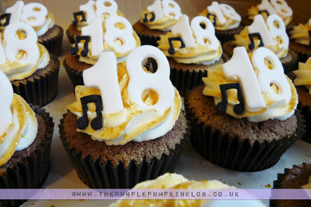 18th Birthday Cupcakes