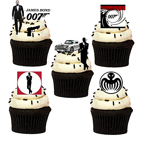 James bond Themed Cupcakes