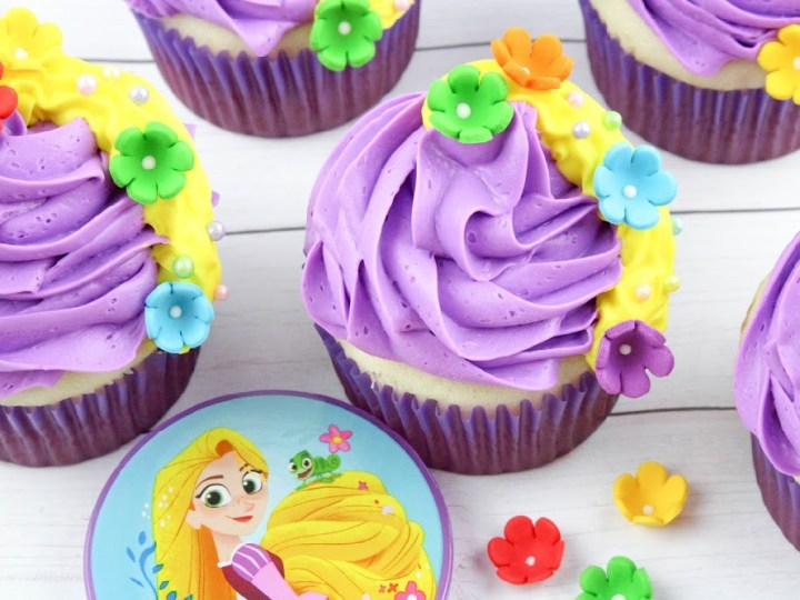 Rapunzel Cupcakes