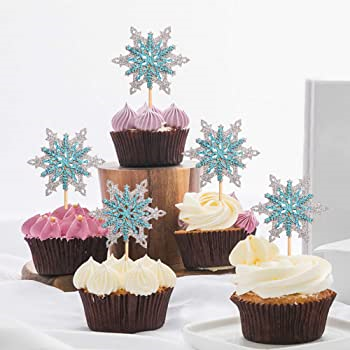 Ice Castle Themed Cupcakes