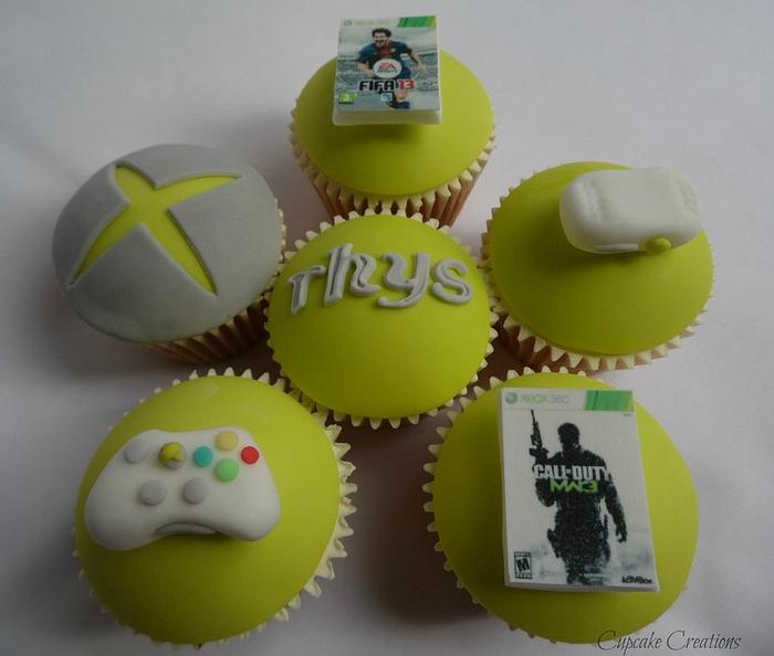 xbox cupcakes