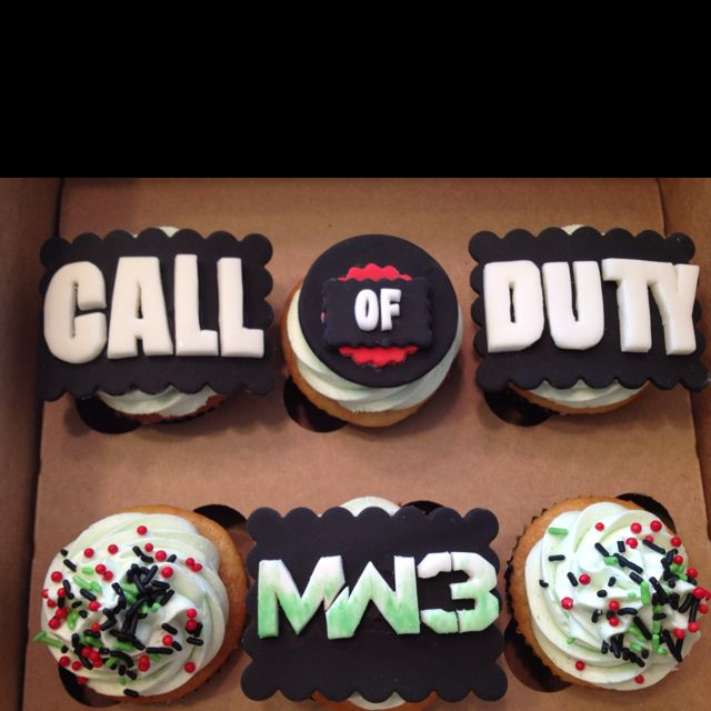 Call of Duty Themed Cupcakes