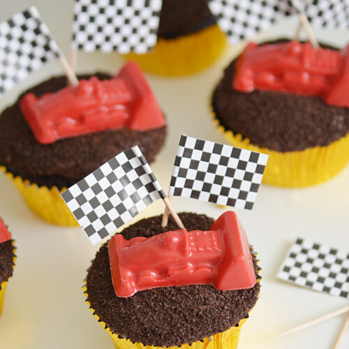 F1 Car Cupcakes