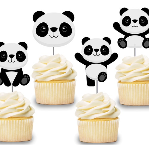 Panda Themed Cupcakes