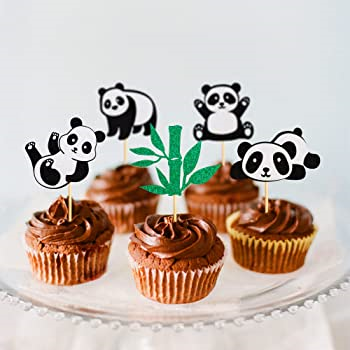 Panda Themed Cupcakes