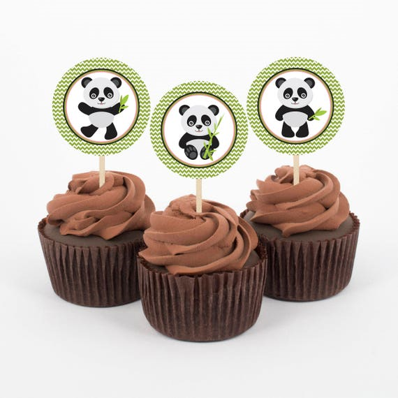 Panda Themed Cupcakes