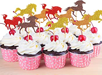 Horse Racing Themed Cupcakes