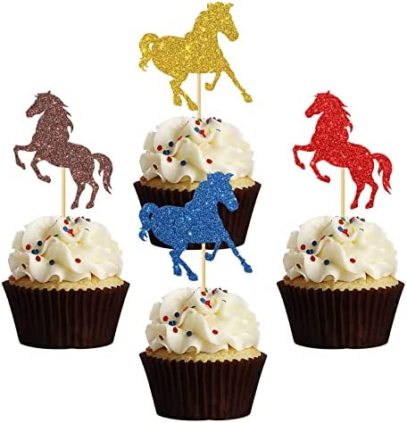 Horse Racing Themed Cupcakes