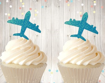 Aeroplane Themed Cupcakes