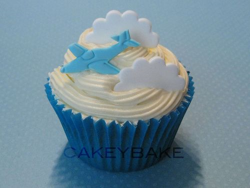 Aeroplane Themed Cupcakes