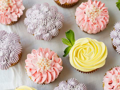 Flower Themed Cupcakes