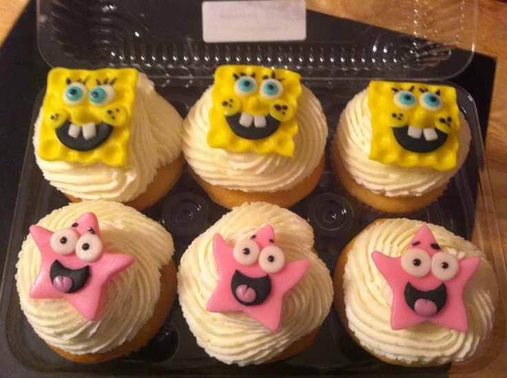 Spongebob Cupcakes