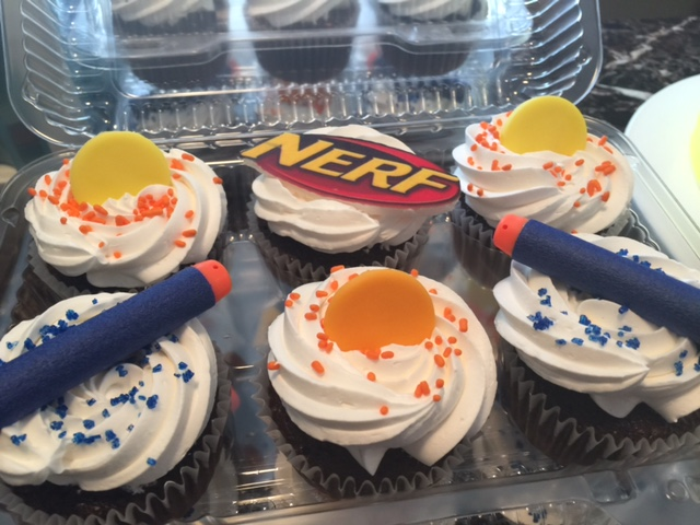 Nerf Cupcakes